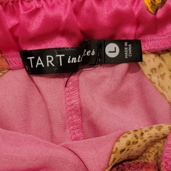 Tart Pink and Yellow Animal Print Shirt - Picture 4 of 5